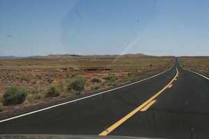 316-4413 Meteor Crater from the Road